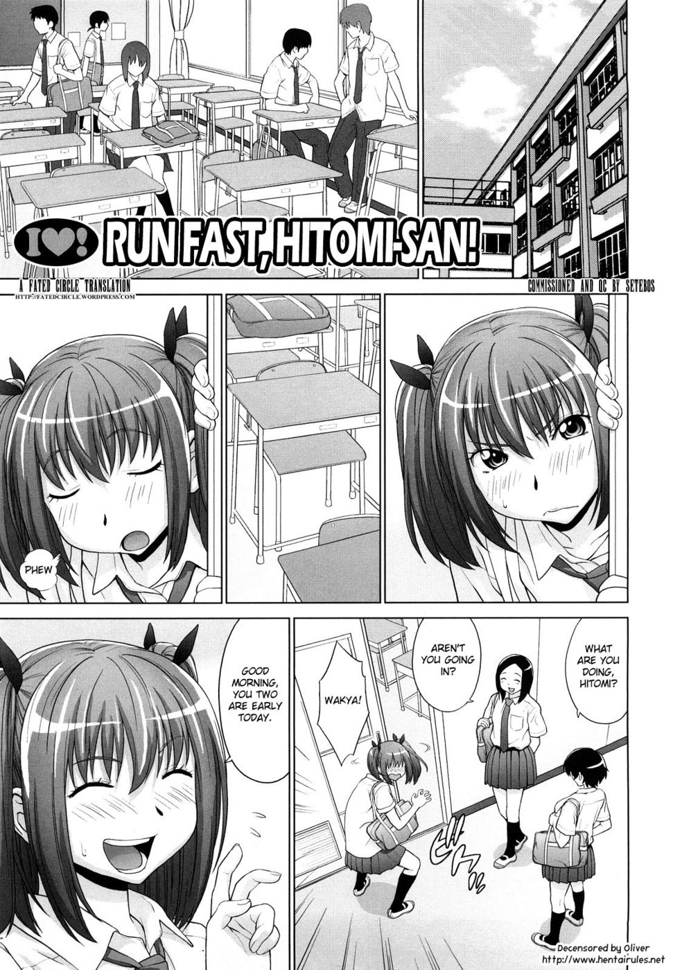 Hentai Manga Comic-Run Fast Hitomi-san!-Read-1